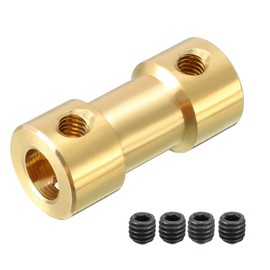 sourcing map Shaft Coupler 4mm x 4mm Connector Adapter for RC Airplane Boat Motor L20XD9