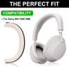 Silicone Headband Cover for Sony WH-1000XM6 - Sweatproof Zippered Head