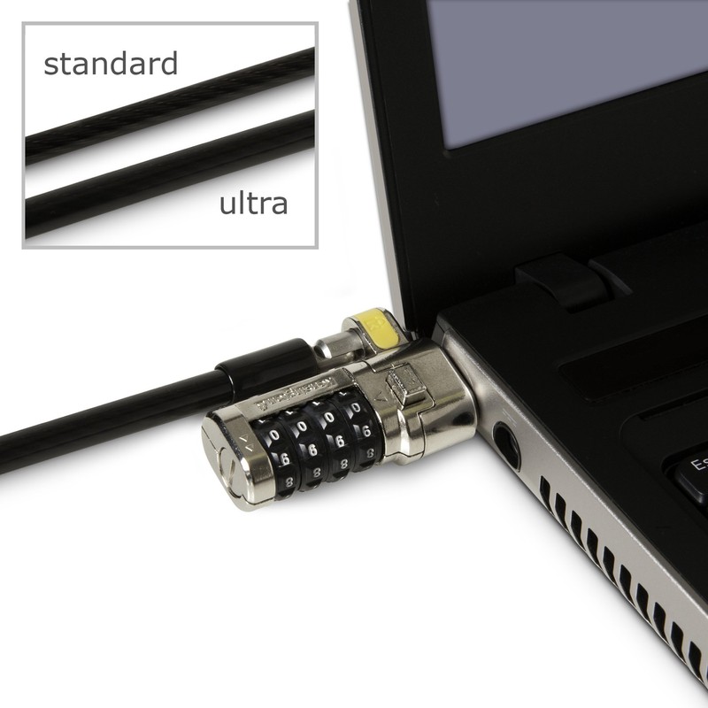 Kensington Clicksafe Master Coded Combination Ultra Laptop Lock (K64681US)