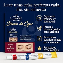 Kit Para Planchado y Diseño De Cejas Profesional J Deni By Gaero Shop
