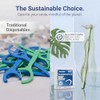 RAZOKO Deep Reach Dental Flosser System - 160 cabezales de