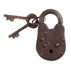 Artisan Owl Cast Iron San Quentin Prison Padlock Lock with