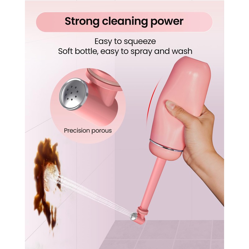 Peri Bottle for Postpartum/Perineal Care,Manual Handheld Portable Bidet for Feminine