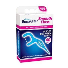 Piksters SupaGRIP Smooth Floss Picks (Pack of 40)
