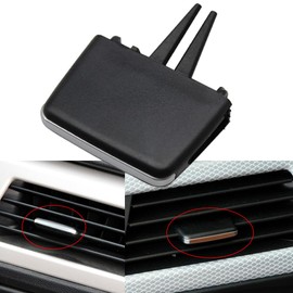 Riloer 1 Pc Air Vent Clip Air Freshener Outlet Clip, Car Front Air Conditioning Clip Fit for B*MVV 3 Series E90/ E91 2005-2012, Car Vent Accessories Car Inter Decor Black