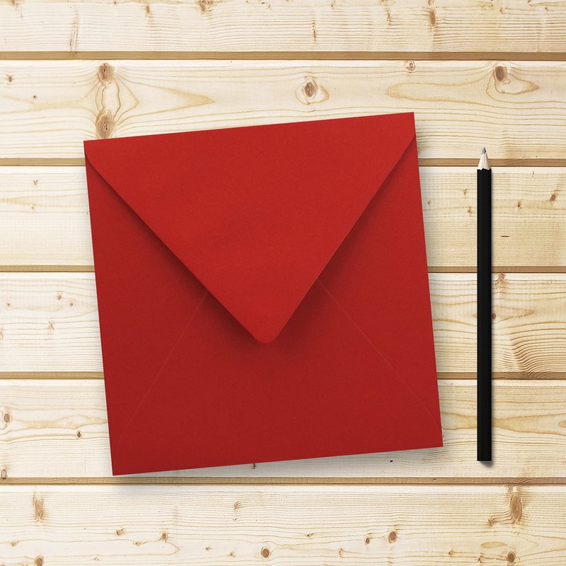 FarbenFroh® Series Square Envelopes Without Window, 15.5 x 15.5 mm