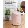 LtYioe Colorful Cool Mini Humidifier, USB Personal Desktop Humidifier for