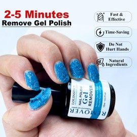 Gel Nail Remover – 1PC/15ML,Professional&Fast Gel Remover,Quickly and Easily Remove Gel Nail Polish at Home in 2-5 Minutes,Non-irritating,Not Damage to Natural Nails