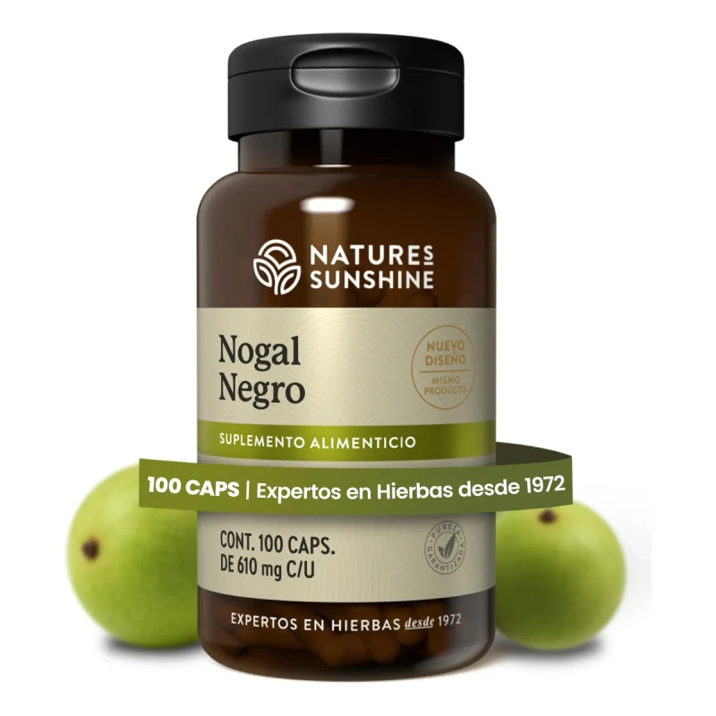 Nature Sunshine Nogal Negro Corteza 100 Caps