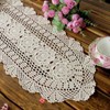 Table Runner Handmade Woven Fashion Lace Tablecloth Antique Rustic Table