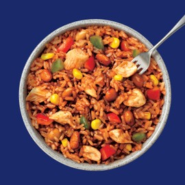 BEN'S ORIGINAL Street Food Honey BBQ Flavored Rice with Chicken, Prepared Entrée, Microwave in 90 Seconds, 9 oz (Pack of 6)