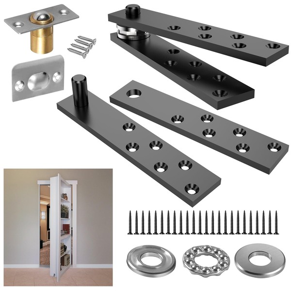 Hidden Door Hinge Pivot Door Hardware 360 Degree Rotation Murphy