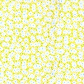 Fabric Traditions Feline Drive Fabric Packed Daisies Yellow Floral Fat Quarter  2 yards