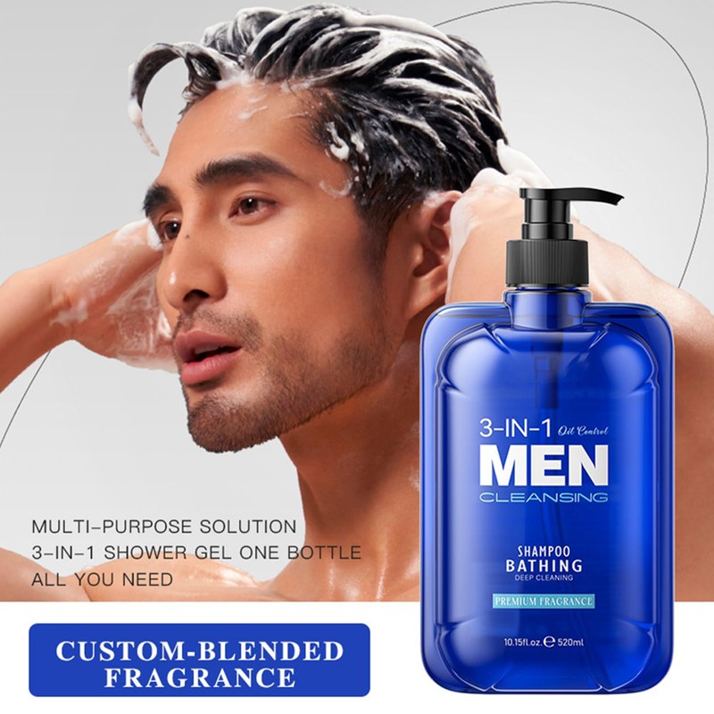 Men's 3 in 1 Cleansing Body Wash