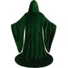 AGCOAH Two-Sided Wizard Robe Wizard Costume Hooded Cloak with Sleeves