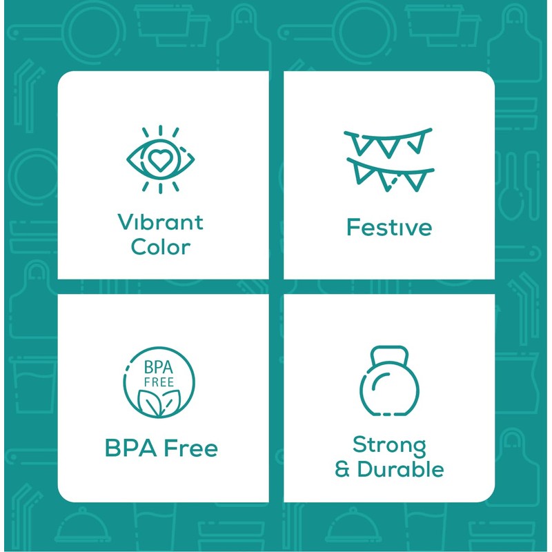 GUSTO [12 oz. - 40 Count Disposable Plastic Red Cups,