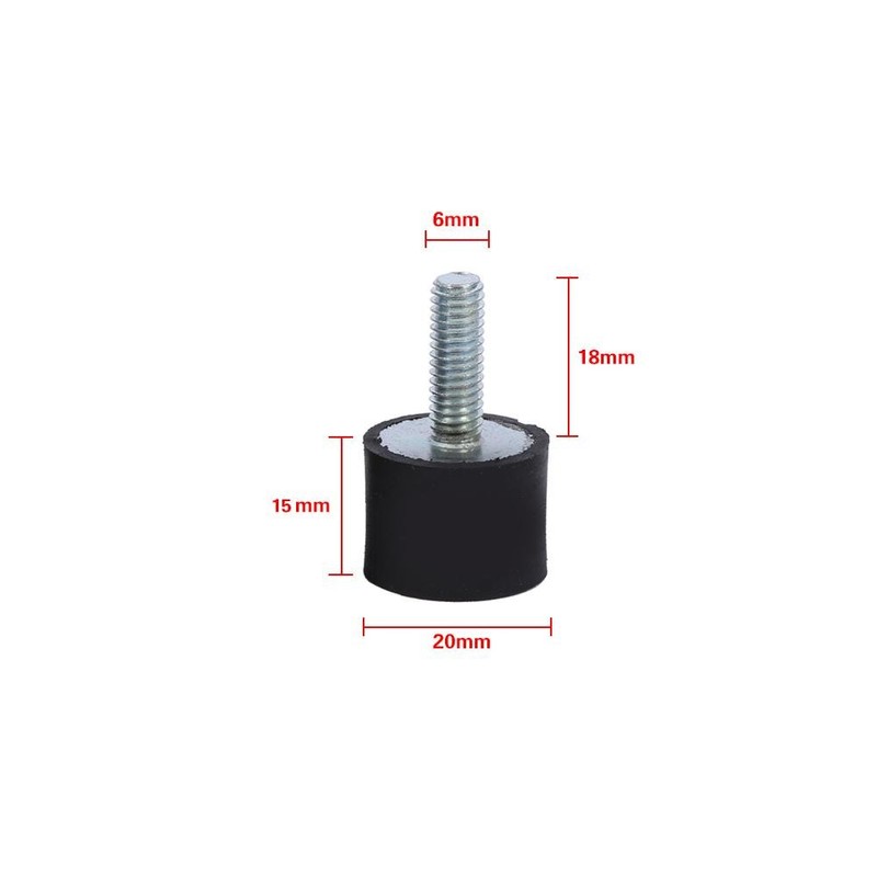4x M8 M6 Rubber Shock Absorber Bobbin Anti Vibration Isolator