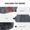 Garneck 10pcs Fake Volcano Decor, Volcano Documentary Science Kit Volcano