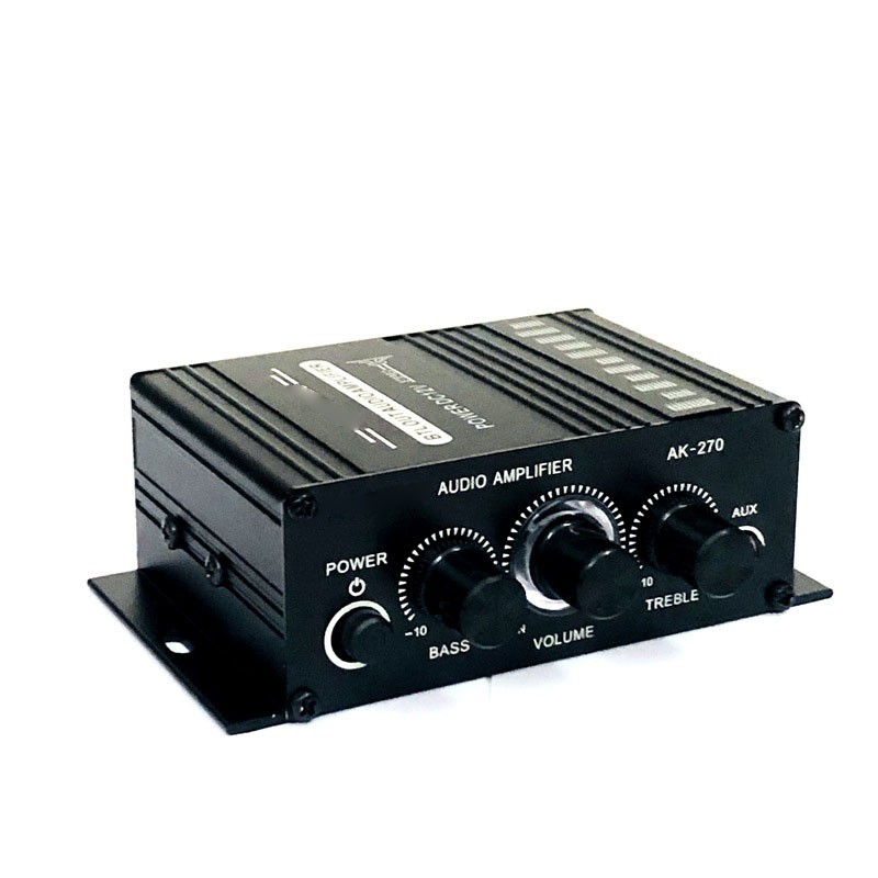 Mini Amplifier 2 Channel Clean Sound Powerful Portable Small Stereo