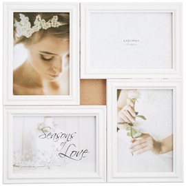 LADONNA ラドンナ フォトフレーム ブライダル L判×4 サイズ：約W25.6 H25.6 DF87-40
