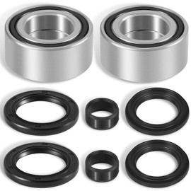 8 PCS Front Wheel Bearings & Seals Kit for Honda Foreman 500 400 450 4x4 TRX500 FE FM FPE FPM 2005-2013, Both Sides Front Wheels