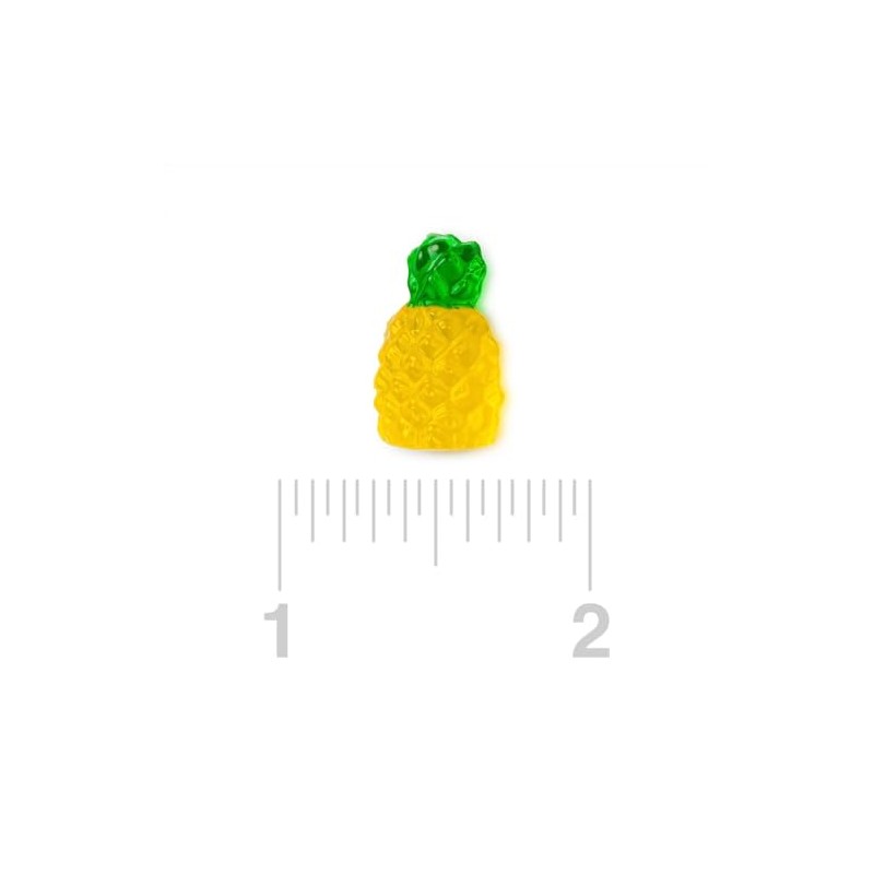 Bayside Candy 3D Gummy Pineapples Candy - Gummi Candy -