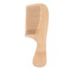 5pcs Bamboo Hair Comb Anti Statics Round Teeth Fragrance Wide