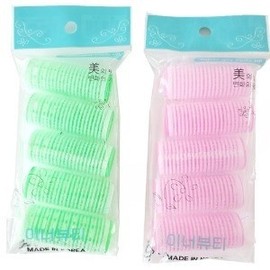 Inner Beauty Magic Hair Rollers 5P for Volume, Root & Bangs Styling Roller Pink 5ea