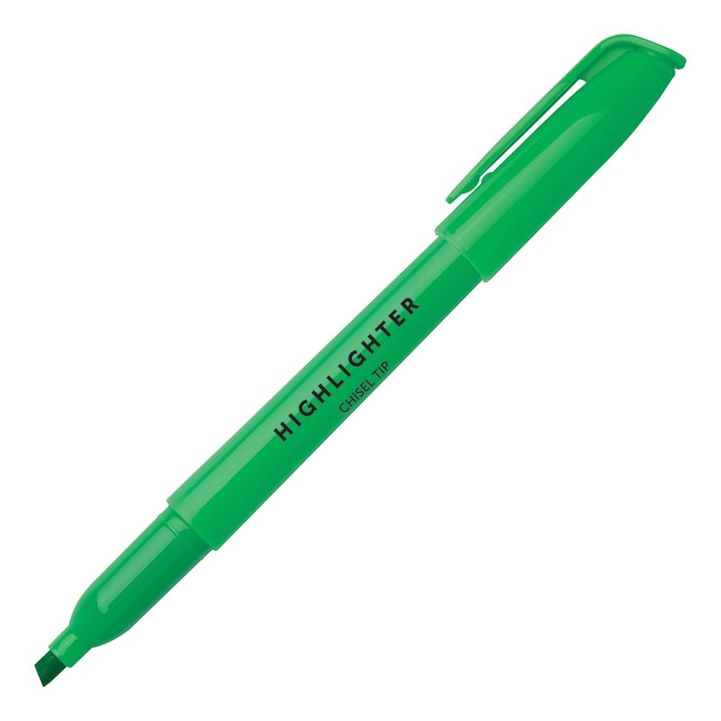 Office Depot 100% Recycled Pen-Style Highlighters, Assorted, Pack Of 6,