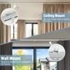 Hoeflife Curtain Track Ceiling Mount heavy duty sliding Curtains Tracks