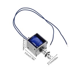 Operitacx 500,000 Cycles Solenoid Electromagnet 12v Push Pull Linear Motion for Vending Random Style