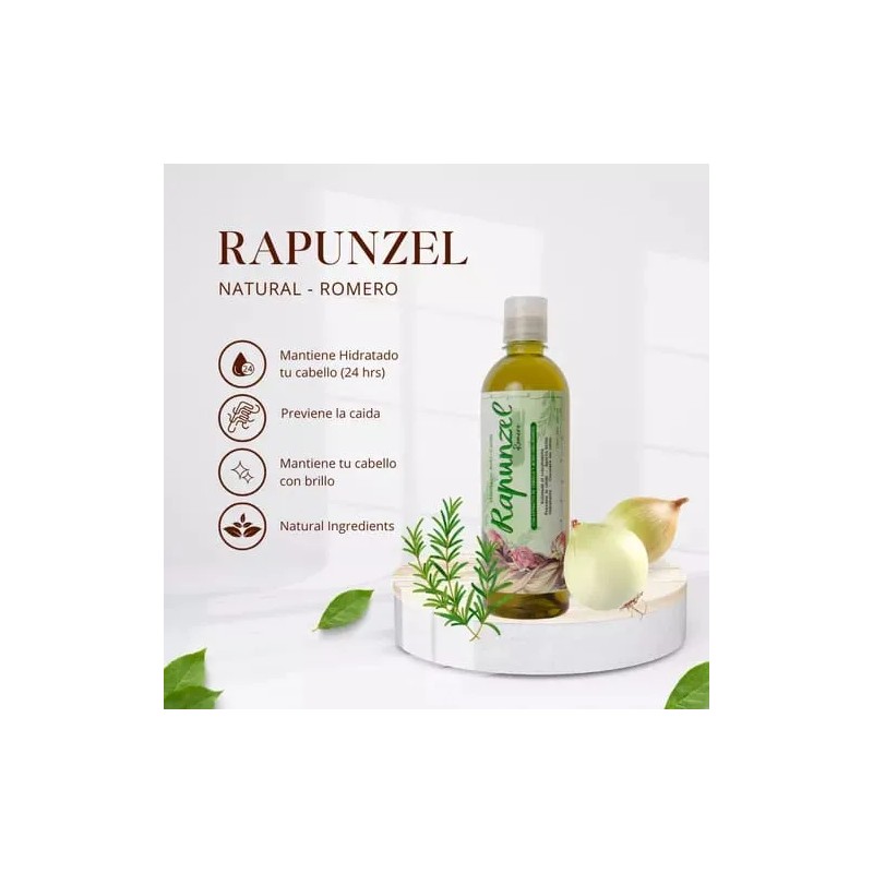 Shampoo De Cabello Romero - Anticaida - Rapunzel Zatarain