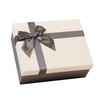 NYANDELMO Gift Box Gift Box Wrapping Ribbon Box (White C)