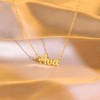 Ldurian Custom Name Necklace, Nova Name Plate Pendant Necklace Pre