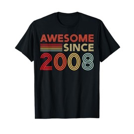 16yr BDay Son Boy Funny 2008 16th 16 Year Old Birthday T-Shirt