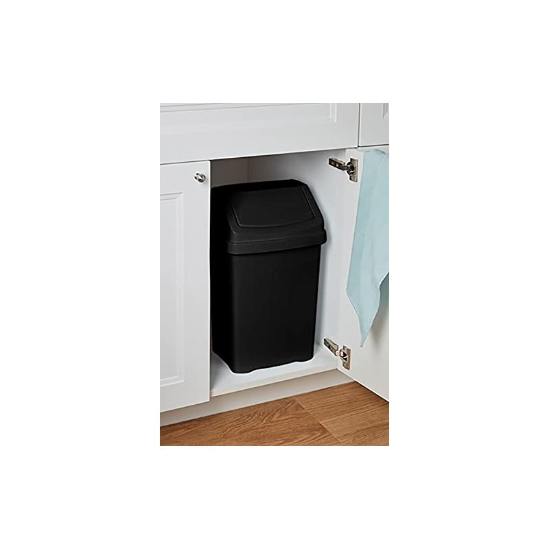 M1SS Casa 8L Swing Bin Assorted Colours High Grade Flip