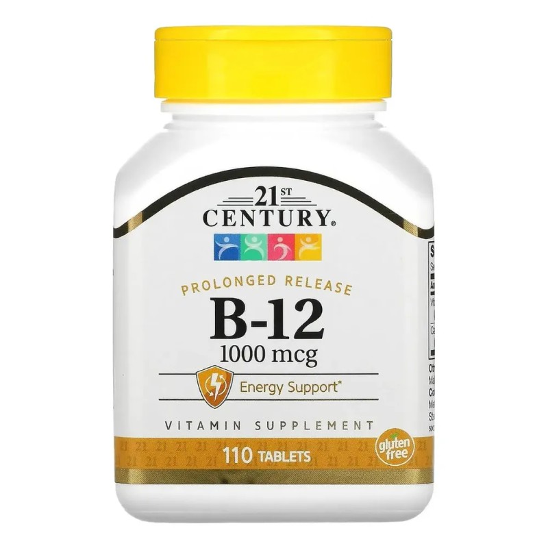 21st Century Vitamina B12 Premium 1,000 Mcg 110 Tabletas de