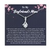 UPROMI To My Boyfriends Mom Gift, Mothers Day Gifts for Boyfriends Mom Necklace Birthday Christmas Gifts for Boyfriends Bf Mom Mother Jewelry