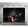 Yeele 7x5ft Garage Band Backdrop Guitar Drum Modern Rock Music