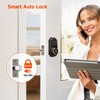 Keyless Entry Door Lock with Camera Electronic Smart Lock Fingerprint