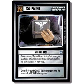 Decipher Star Trek CCG 1E DS9 DEEP Space Nine Medical PADD 53U