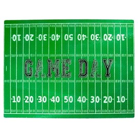 Boston International Cutting Boards Textured Glass Board, Large, Game Day