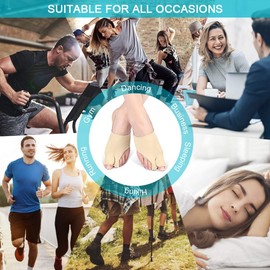 Corrector de Juanetes, Soporte de Día Y Noche Mangas Protectoras de Juanetes Corrector de Juanetes Hallux Valgus Separador de Dedo Gordo del Pie Soporte de Juanetes