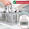 SPARES2GO Cutlery Basket Caddy Cage for Bosch Dishwasher (Removable Handle,