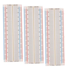 KKHMF 3PCS MB-102 830 Tie-Point Breadboard Solder Less Bread Board Printed Circuit Board Circuit Lab Board