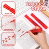 Qilery 30 Pack Highlighters Bulk, Tank Style Chisel Tip Highlighters