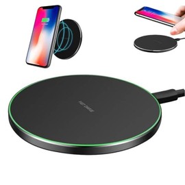 Alfombrilla de carga inalámbrica de 30 W con cable tipo C, base de carga rápida, alfombrilla de carga inalámbrica                                     