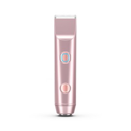 Fanovae Dual Head Electric Bikini Trimmer for Women – 2025 Upgrade with 2 Switches, Painless & Smooth Shaving, IP67 Waterproof, Face Body Leg Underarm Razor with Stand Cover