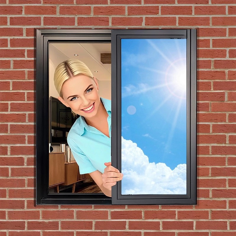 Unbranded One Way Privacy Window Film 17.7"x78.7" Window Tint Home