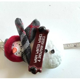 Ganz Snowman Christmas Ornament "Snow Blessed To Call You My Mom"